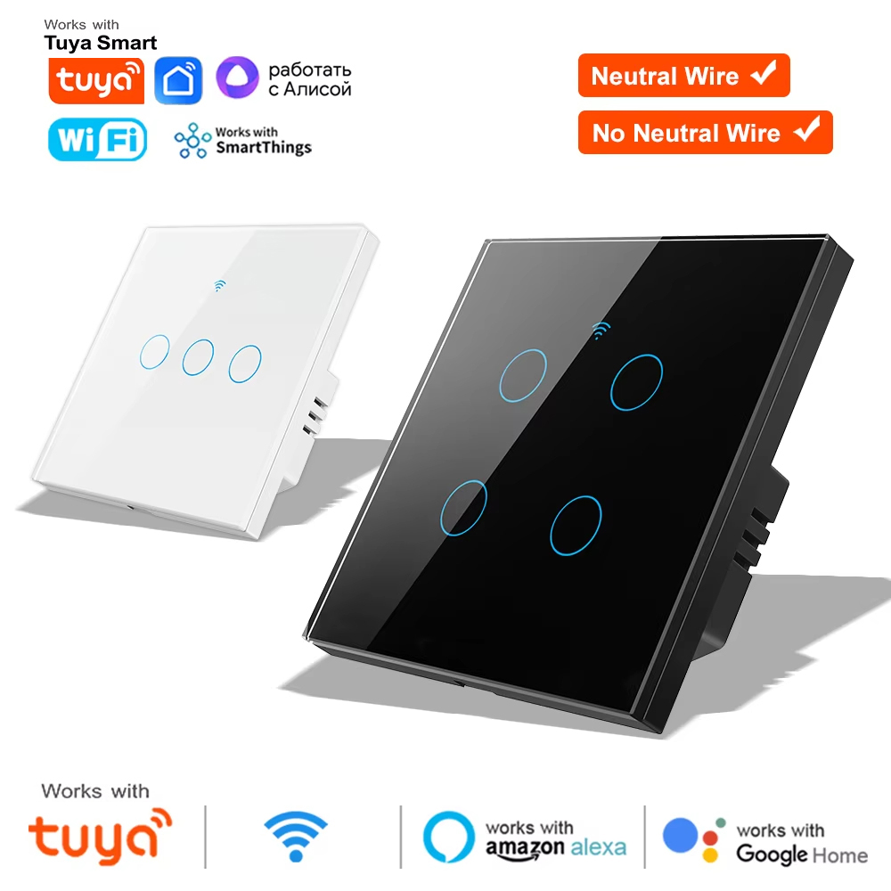 Smart Relay Tuya - WLAN RF 433MHz Touch-Wandschalter, Smart Switch