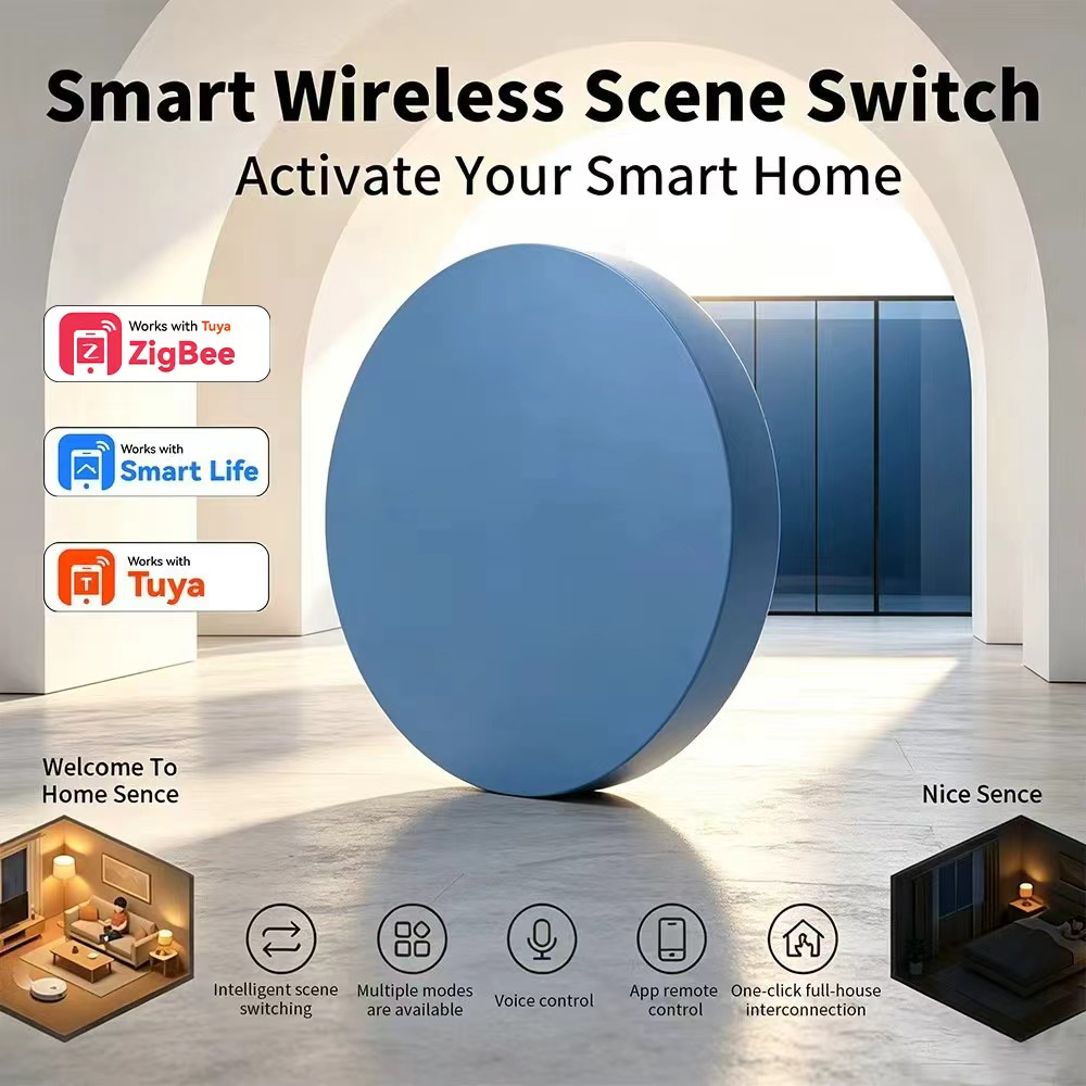 Home Assistant Tuya - HIMOJO Zigbee Smart Scene Druckknopf Kompatibel