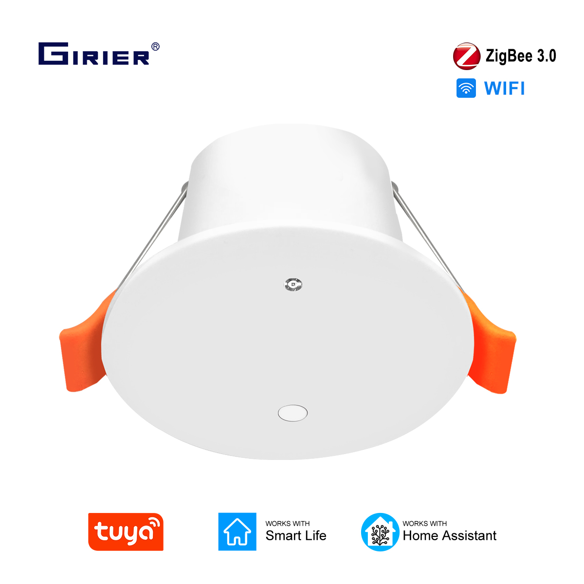 Home Assistant Tuya - GIRIER Tuya ZigBee Menschlicher Anwesenheitssensor Deckenmontierter