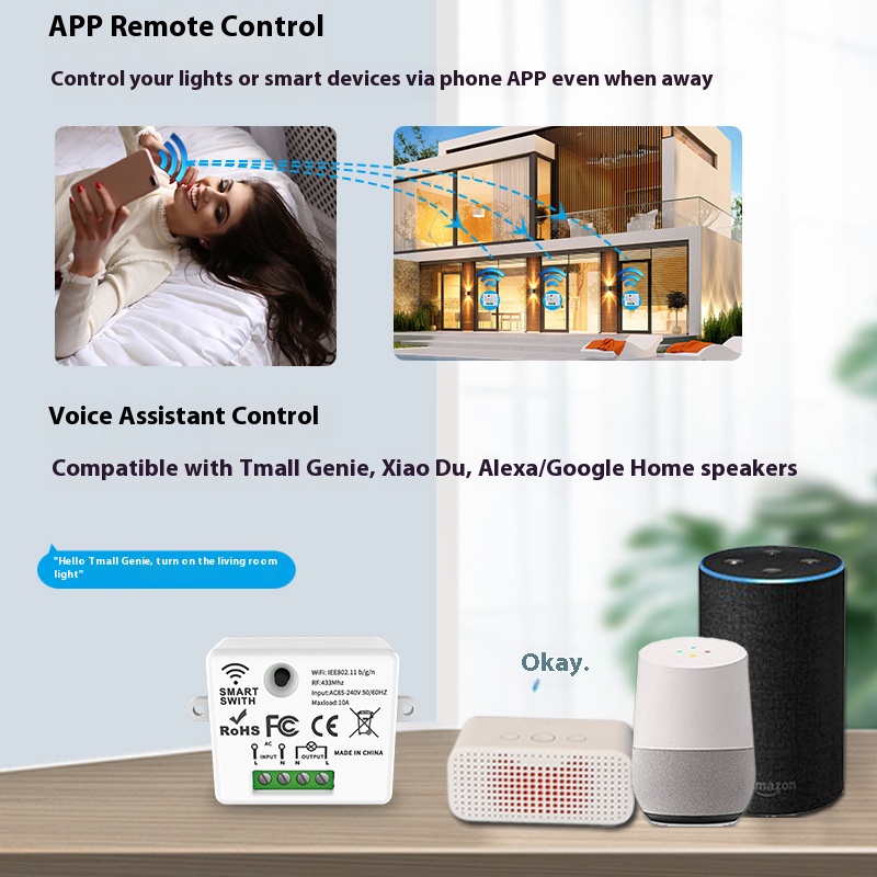 Das Tuya Smart Switch-Off-Gerä – Smart Relay Tuya Bewertung und Preis