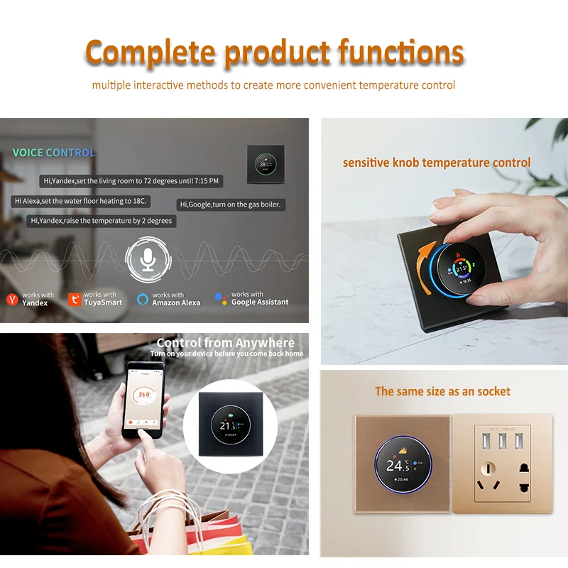 Auf Lager: Tuya Drehknopf-Ther – Tuya Smart Bewertung und Preis