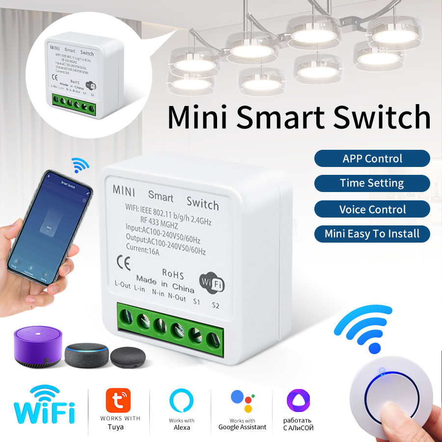 RF433Mhz 16A/20A Tuya WiFi Sma – Smart Relay Tuya Bewertung und Preis